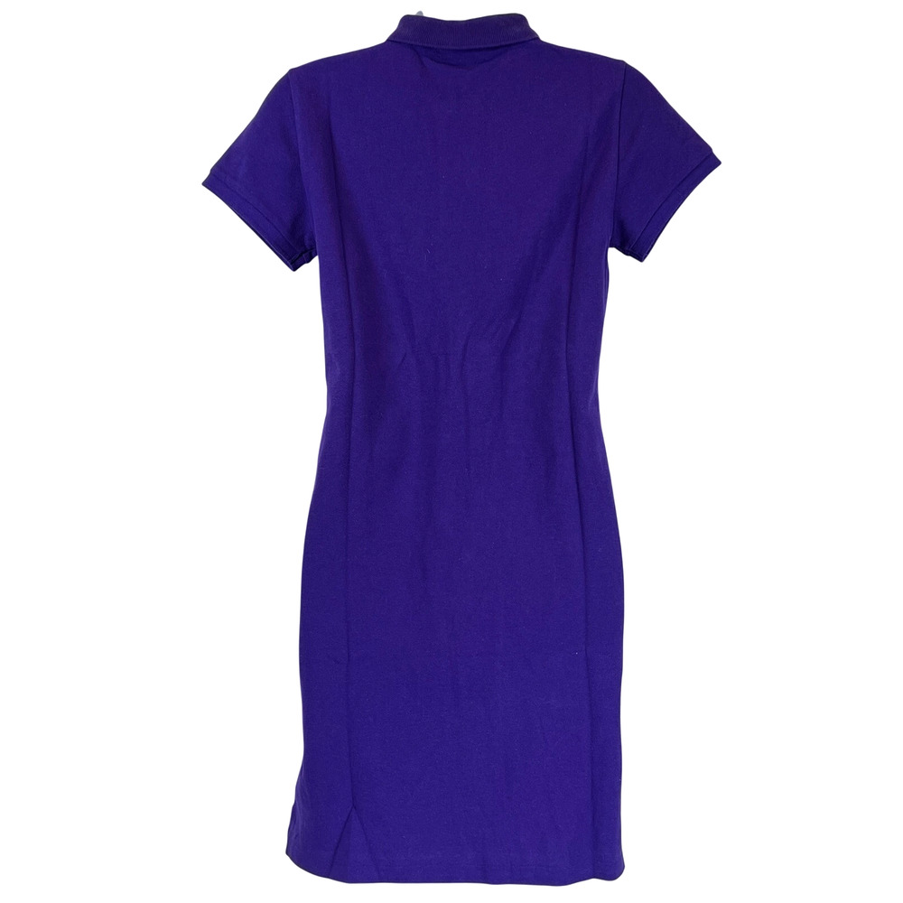 Polo Ralph Lauren Polo Dress Mesh Womens S Purple Green Pony Tennis Casual NWT - Picture 2 of 8